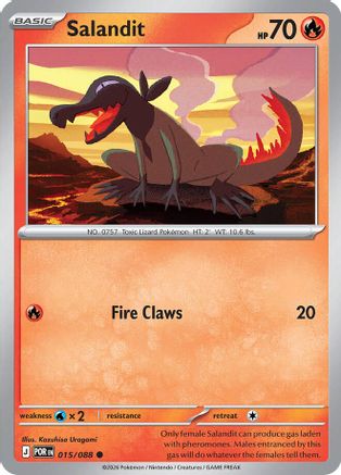 Salandit (POR-015) (Reverse Holofoil)