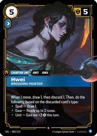Hwei - Brooding Painter (UNL-080) (Foil)