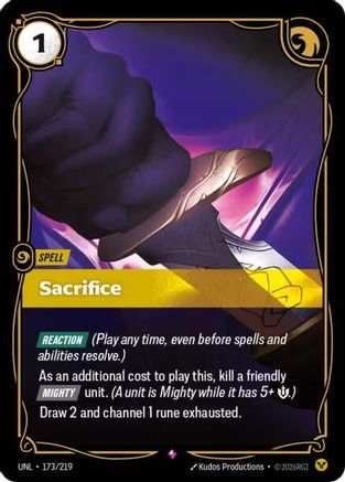 Sacrifice (UNL-173) (Foil)
