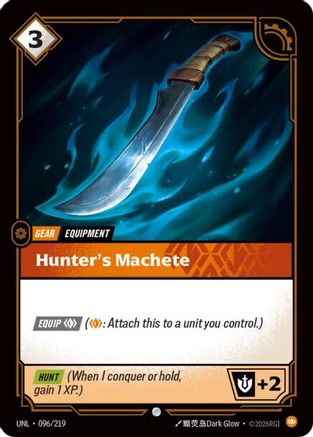 Hunter's Machete (UNL-096)