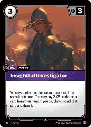 Insightful Investigator (UNL-135)