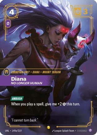 Diana - No Longer Human (Alternate Art) (UNL-149a) (Foil)