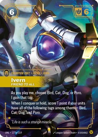 Ivern - Friend to All (Alternate Art) (UNL-177a) (Foil)