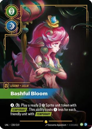 Lillia - Bashful Bloom (Overnumbered) (UNL-230) (Foil)