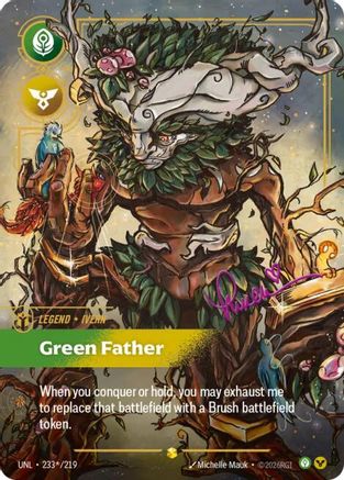 Ivern - Green Father (Signature) (UNL-233*) (Foil)