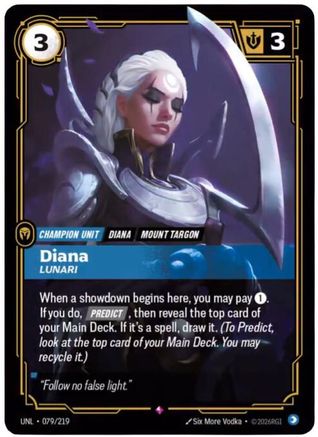 Diana - Lunari (UNL-079) (Foil)