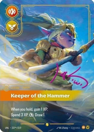 Poppy - Keeper of the Hammer (Signature) (UNL-237*) (Foil)