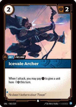 Icevale Archer (UNL-065) (Foil)