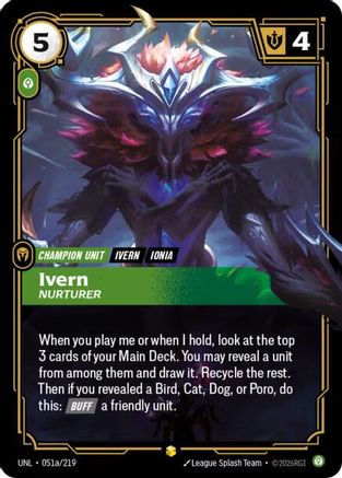 Ivern - Nurturer (Alternate Art) (UNL-051a) (Foil)
