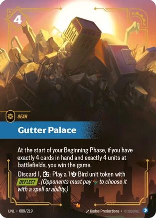 Gutter Palace (UNL-088) (Foil)
