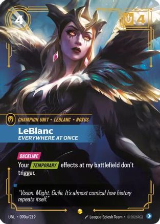 LeBlanc - Everywhere At Once (Alternate Art) (UNL-090a) (Foil)