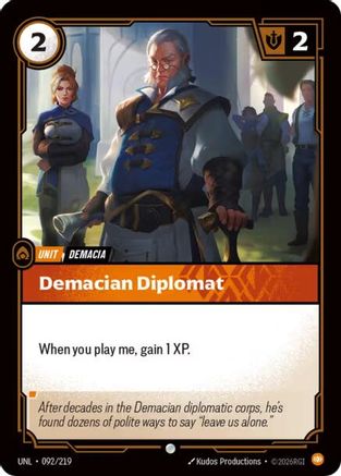 Demacian Diplomat (UNL-092) (Foil)