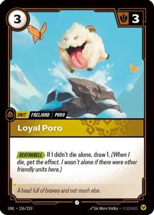 Loyal Poro (UNL-156)