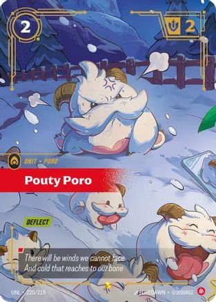 Pouty Poro (Overnumbered) (UNL-220) (Foil)