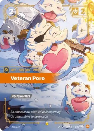 Veteran Poro (Overnumbered) (UNL-223) (Foil)