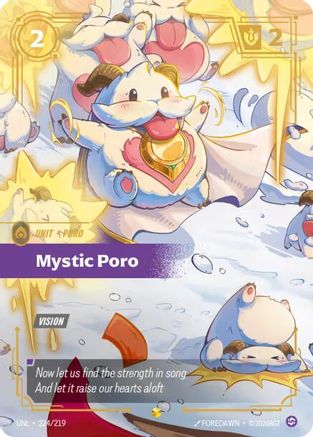 Mystic Poro (Overnumbered) (UNL-224) (Foil)