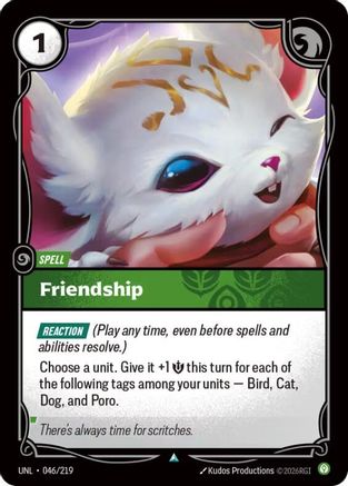 Friendship (UNL-046) (Foil)