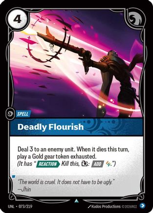 Deadly Flourish (UNL-073) (Foil)