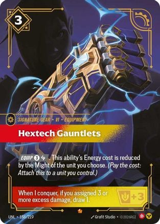 Hextech Gauntlets (UNL-188) (Foil)