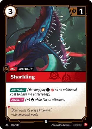 Sharkling (UNL-006) (Foil)