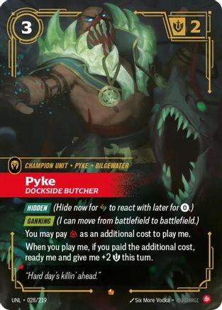 Pyke - Dockside Butcher (UNL-028) (Foil)