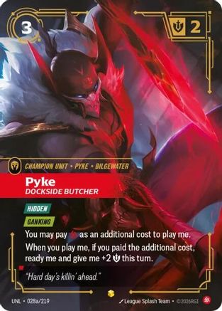 Pyke - Dockside Butcher (Alternate Art) (UNL-028a) (Foil)