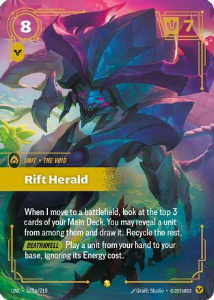 Rift Herald (Alternate Art) (UNL-179a) (Foil)