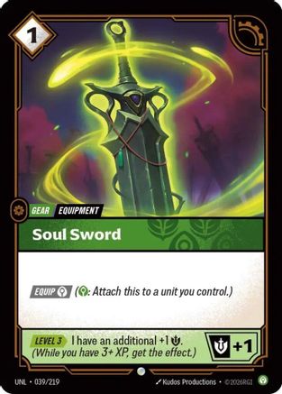 Soul Sword (UNL-039)