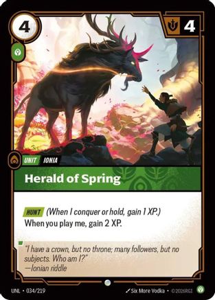 Herald of Spring (UNL-034)