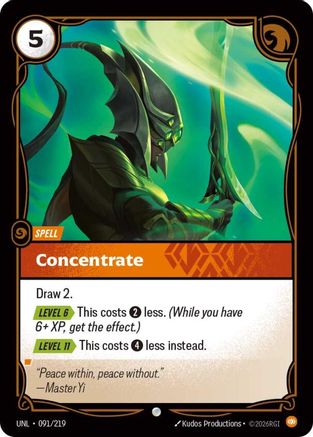 Concentrate (UNL-091)