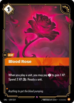 Blood Rose (UNL-109) (Foil)
