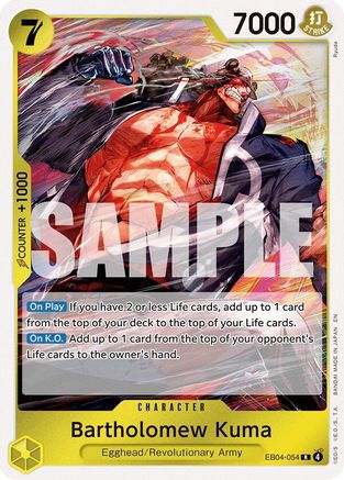 Bartholomew Kuma (EB04-054) (EB04-054) (Foil)