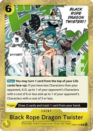 Black Rope Dragon Twister (EB04-059) (Foil)
