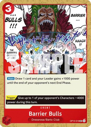Barrier Bulls (OP15-019)