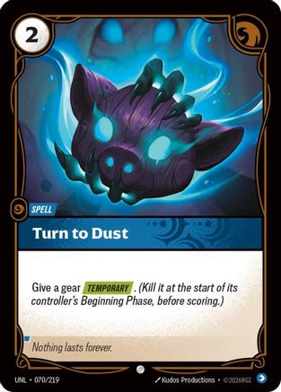 Turn to Dust (UNL-070) (Foil)