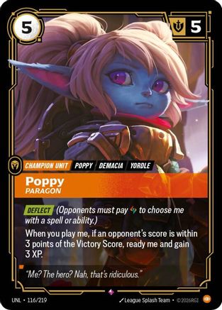 Poppy - Paragon (UNL-116) (Foil)