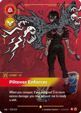 Vi - Piltover Enforcer (Overnumbered) (UNL-229) (Foil)