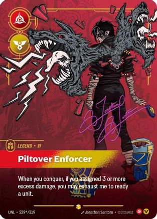 Vi - Piltover Enforcer (Signature) (UNL-229*) (Foil)