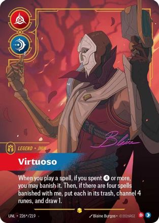 Jhin - Virtuoso (Signature) (UNL-226*) (Foil)
