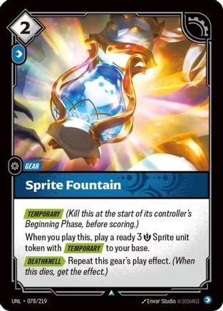 Sprite Fountain (UNL-078)