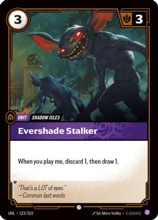 Evershade Stalker (UNL-123) (Foil)