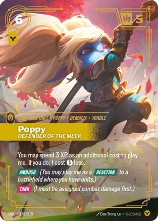 Poppy - Defender of the Meek (UNL-178) (Foil)