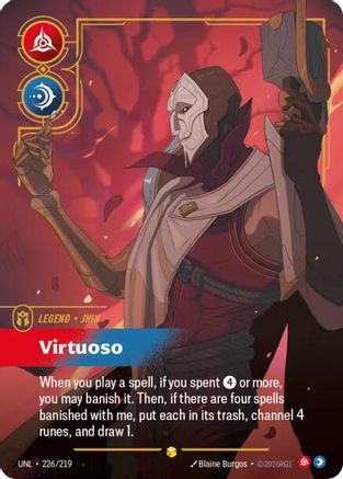 Jhin - Virtuoso (Overnumbered) (UNL-226) (Foil)