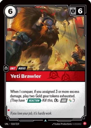 Yeti Brawler (UNL-018) (Foil)