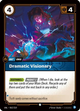 Dramatic Visionary (UNL-062) (Foil)