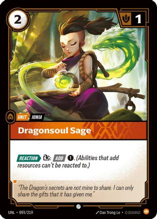 Dragonsoul Sage (UNL-093) (Foil)