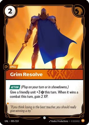 Grim Resolve (UNL-095) (Foil)