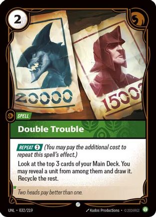 Double Trouble (UNL-032) (Foil)