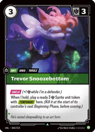 Trevor Snoozebottom (UNL-048)