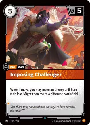 Imposing Challenger (UNL-105) (Foil)